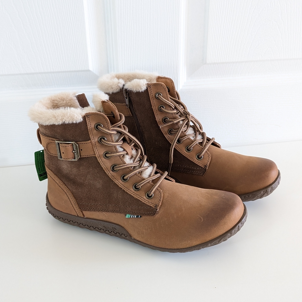 Rockford Catbell Women’s Leather & Suede Ankle Boots, Brown